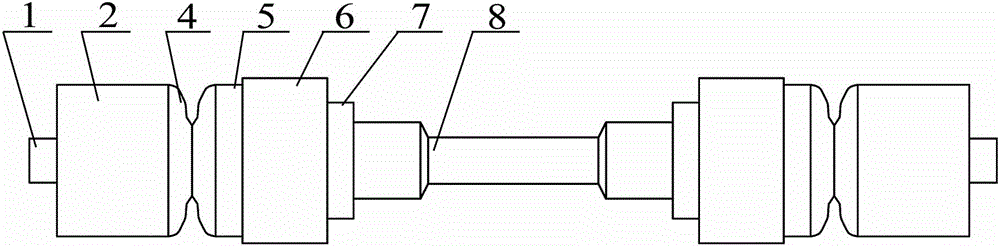 Ring spinning yarn guide rubber roller with dynamic stereoscopic gathering smoothing function