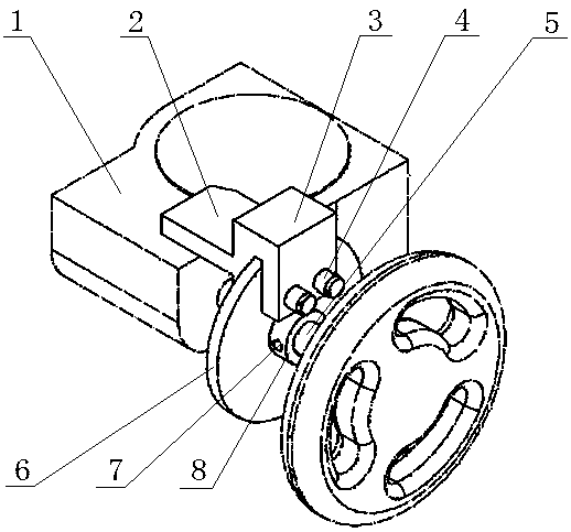 A turbine butterfly valve and its worm positioning and locking device