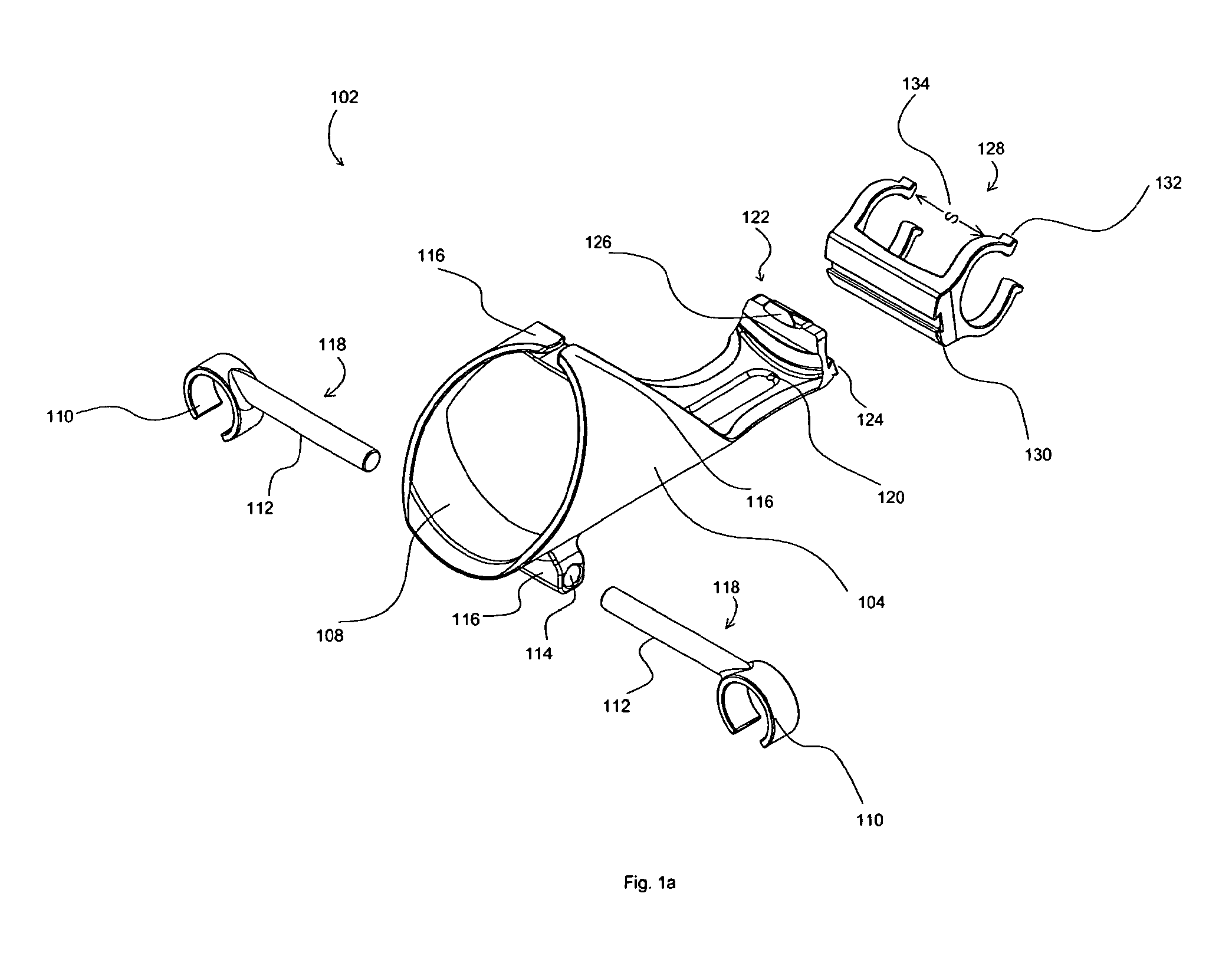 Aerodynamic bottle support cage for bicycles