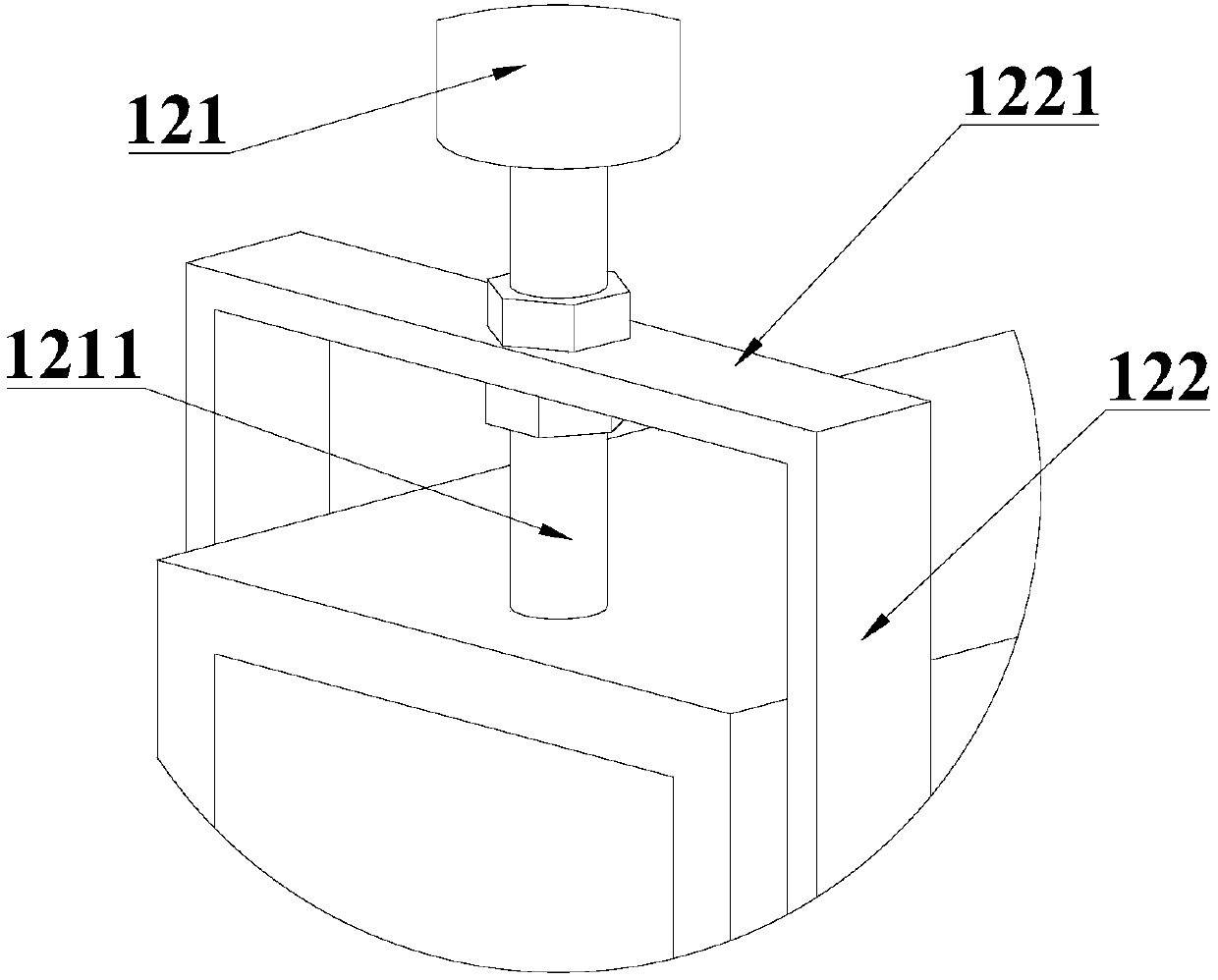 Illuminating support used in buttonholing and button hole sewing work