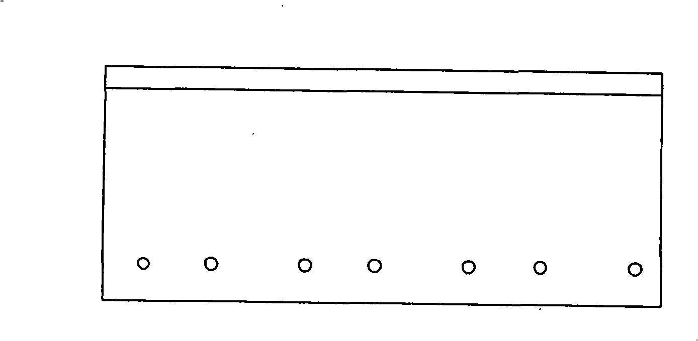 Novolac epoxy scraper and manufacturing method thereof