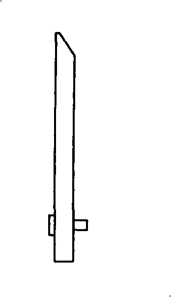 Novolac epoxy scraper and manufacturing method thereof