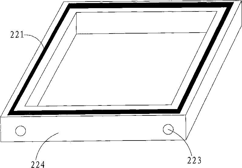 Hot-pressing light guide plate device