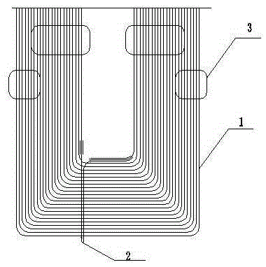 Supercritical Boiler Superheater Tube Panel Fixing Device and Method