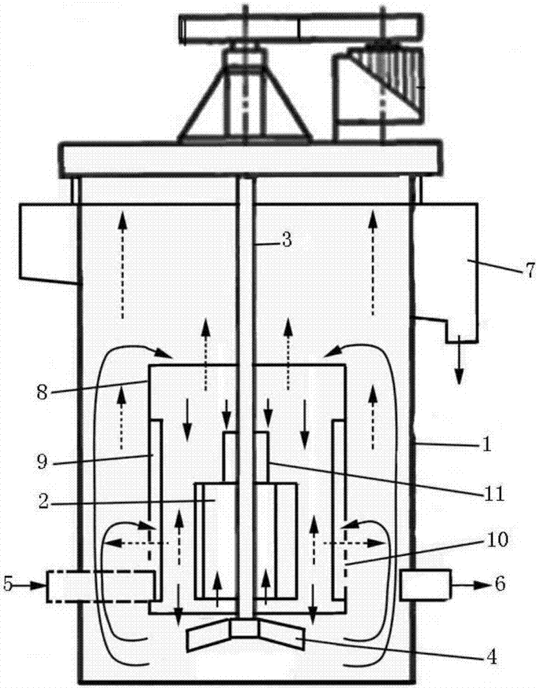 Double-impeller mechanical stirring self-suction flotation machine and flotation method
