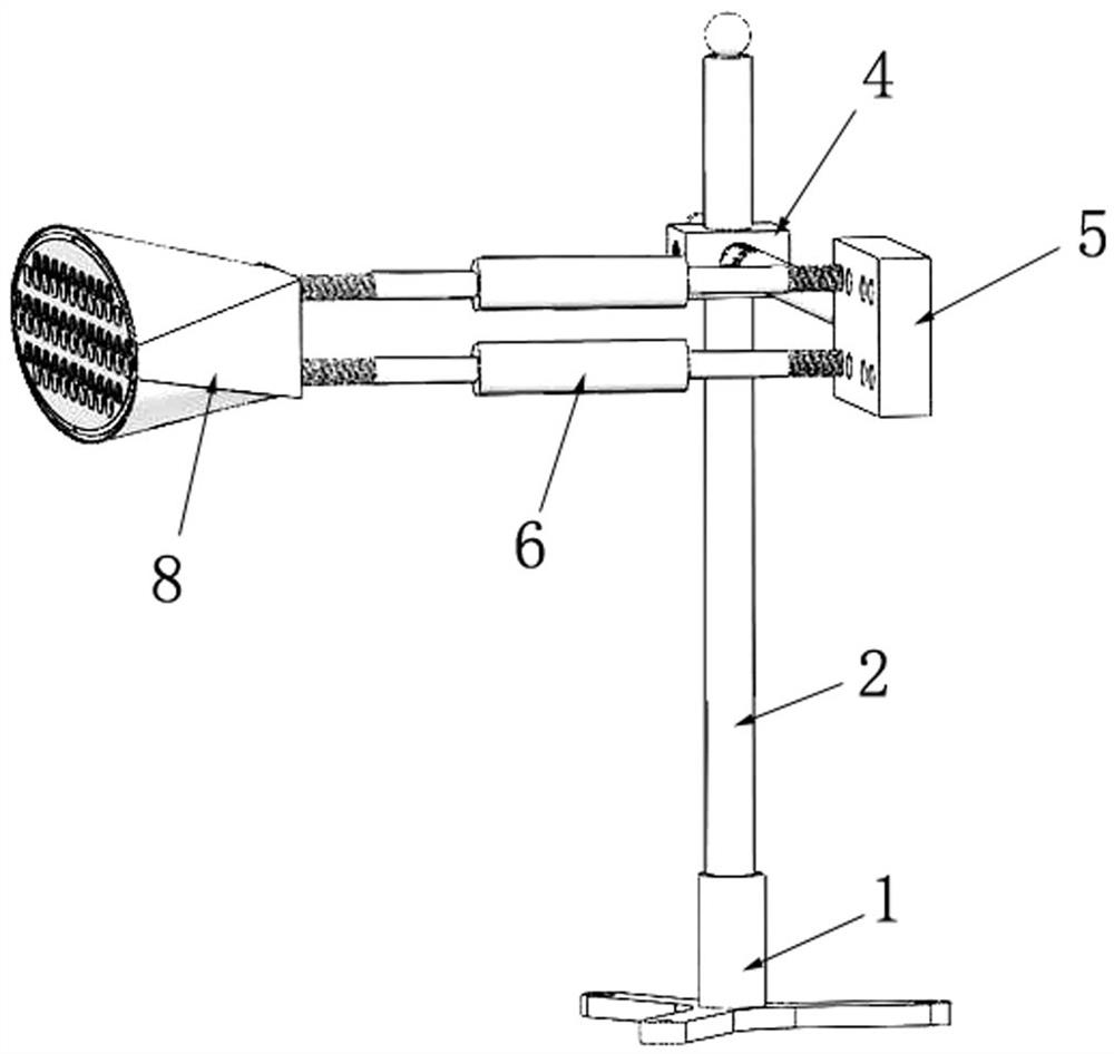 Electronic stethoscope based on n-type cantilever beam type one-dimensional MEMS acoustic sensor