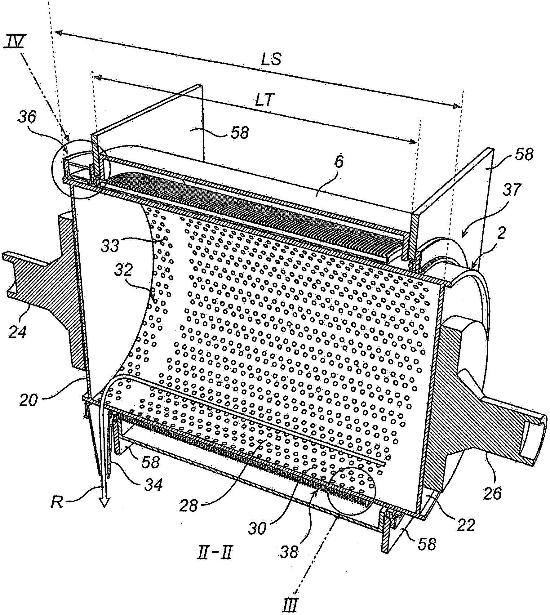 Arrangement for sealing a press