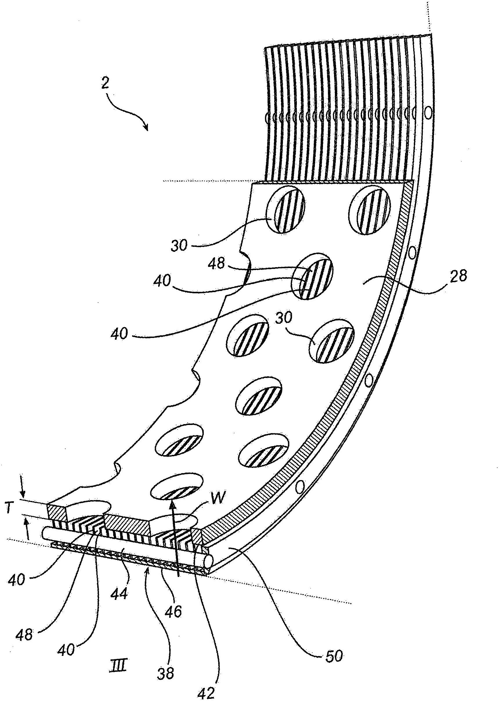 Arrangement for sealing a press