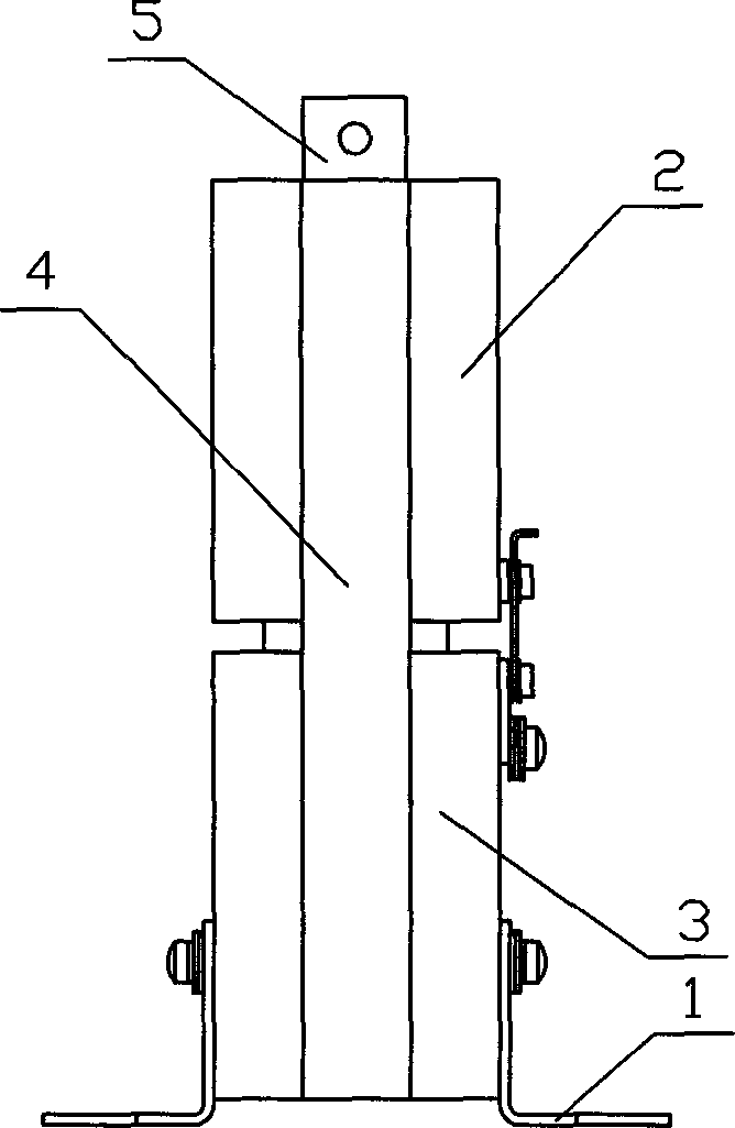 Opening and closing type zero sequence current mutual inductor