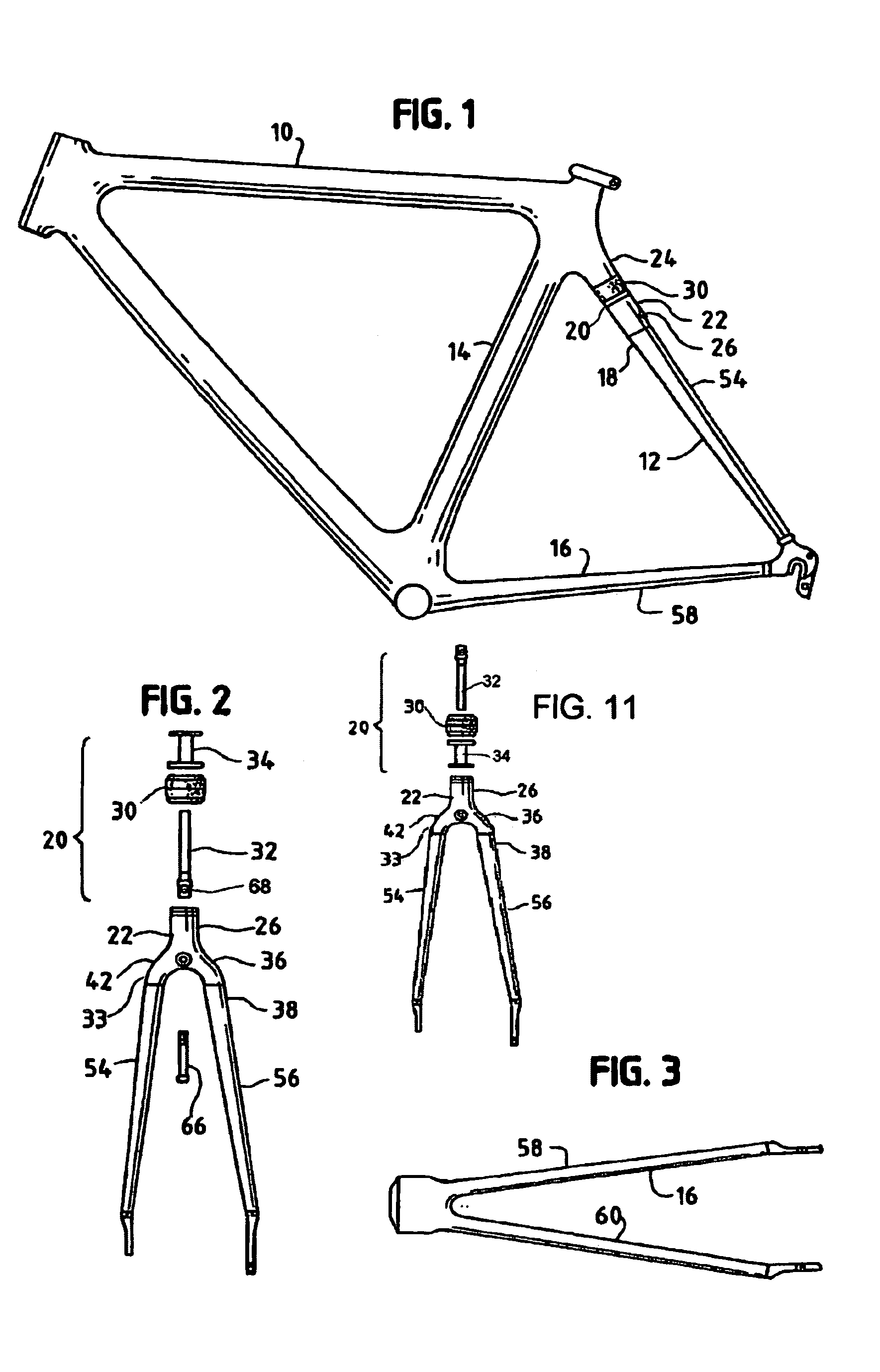 Ultra lightweight, high efficiency bicycle suspension