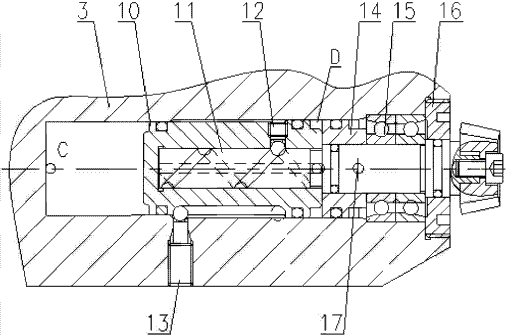 Hydraulic automatic reversing device