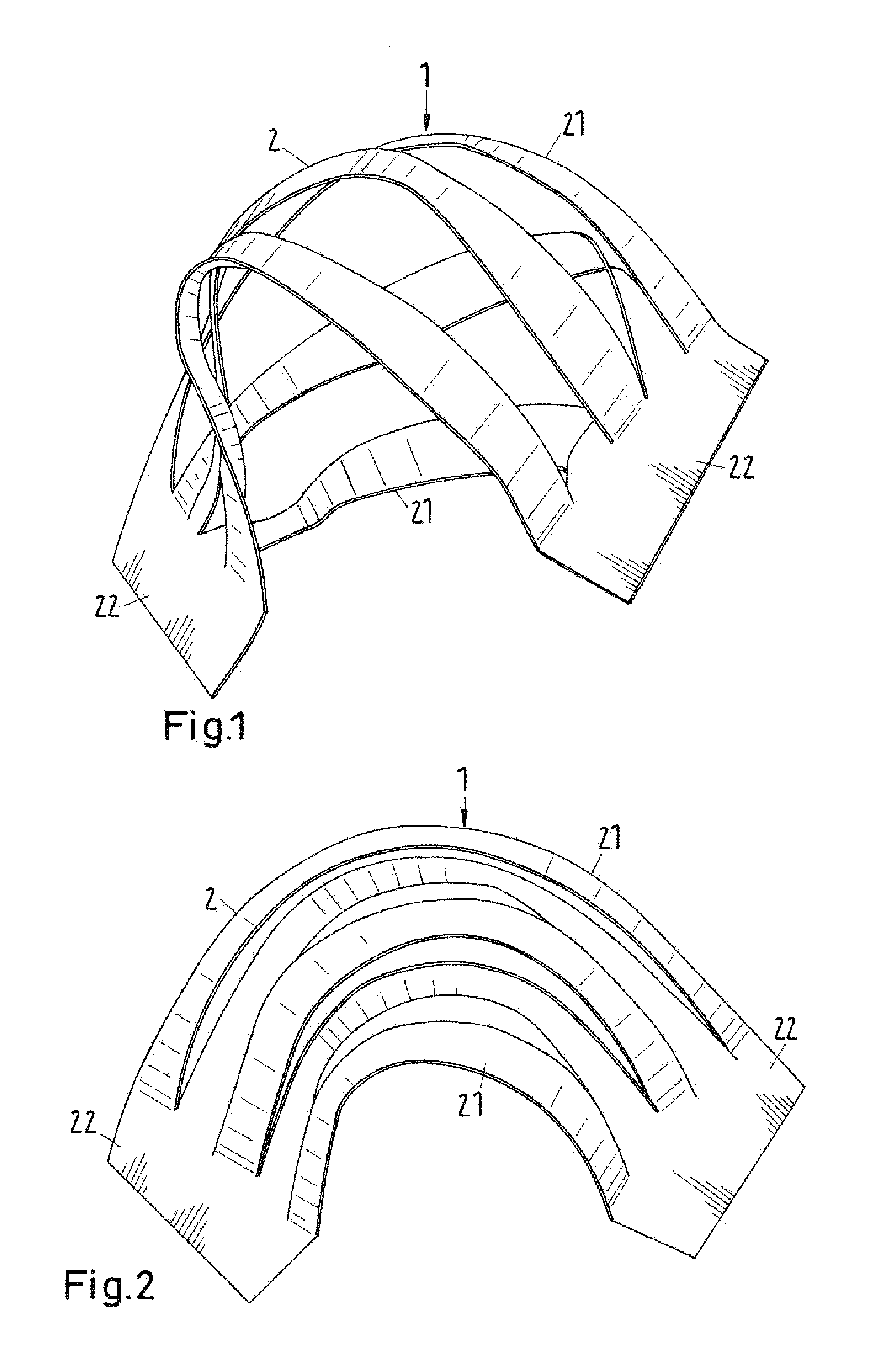 Packing element, method to produce it and a column or reactor comprising said element