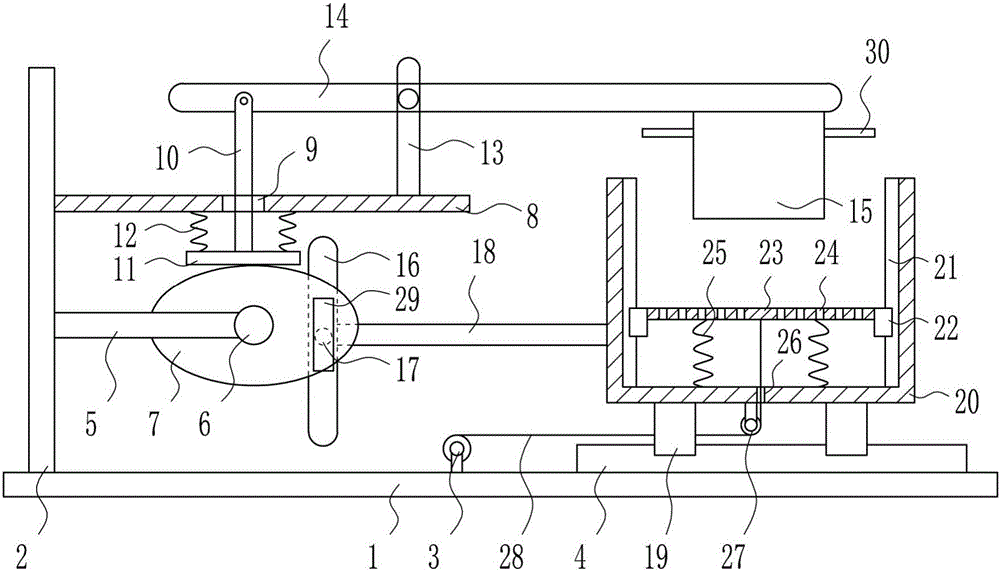 Primary and comprehensive caking fertilizer crushing device for agriculture big data