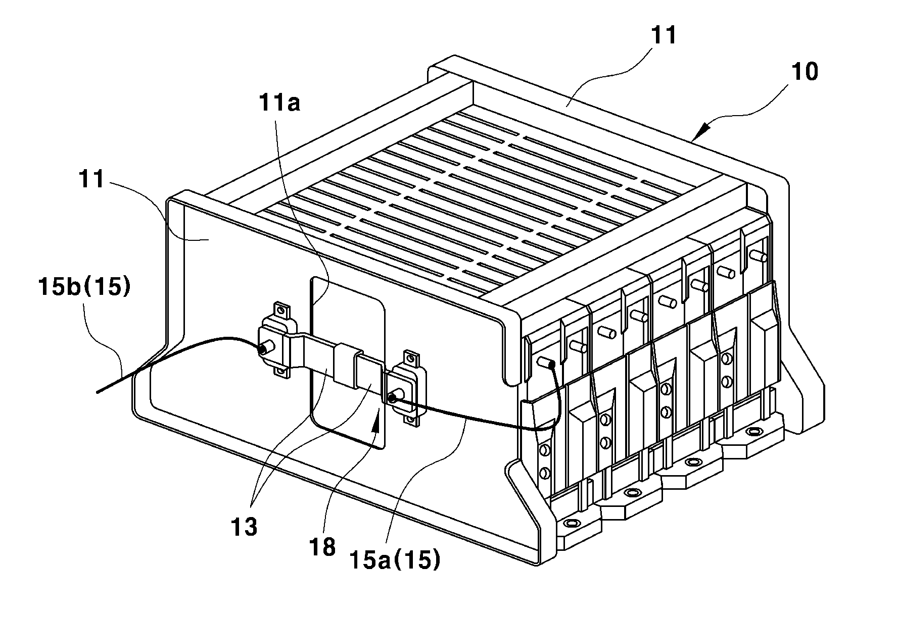 Safety apparatus for battery module of electric vehicle