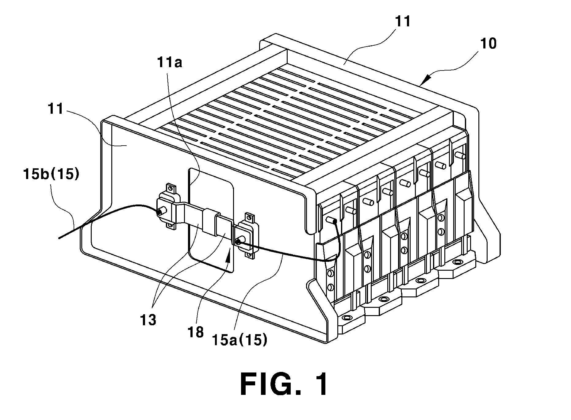 Safety apparatus for battery module of electric vehicle