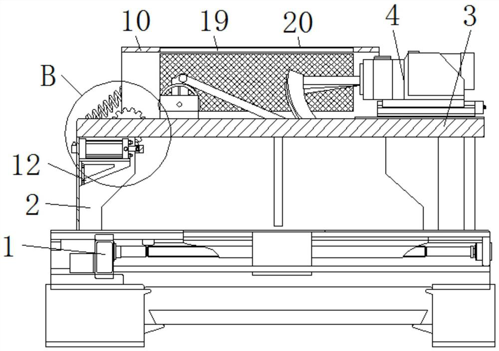 A protection mechanism for a textile water jet loom