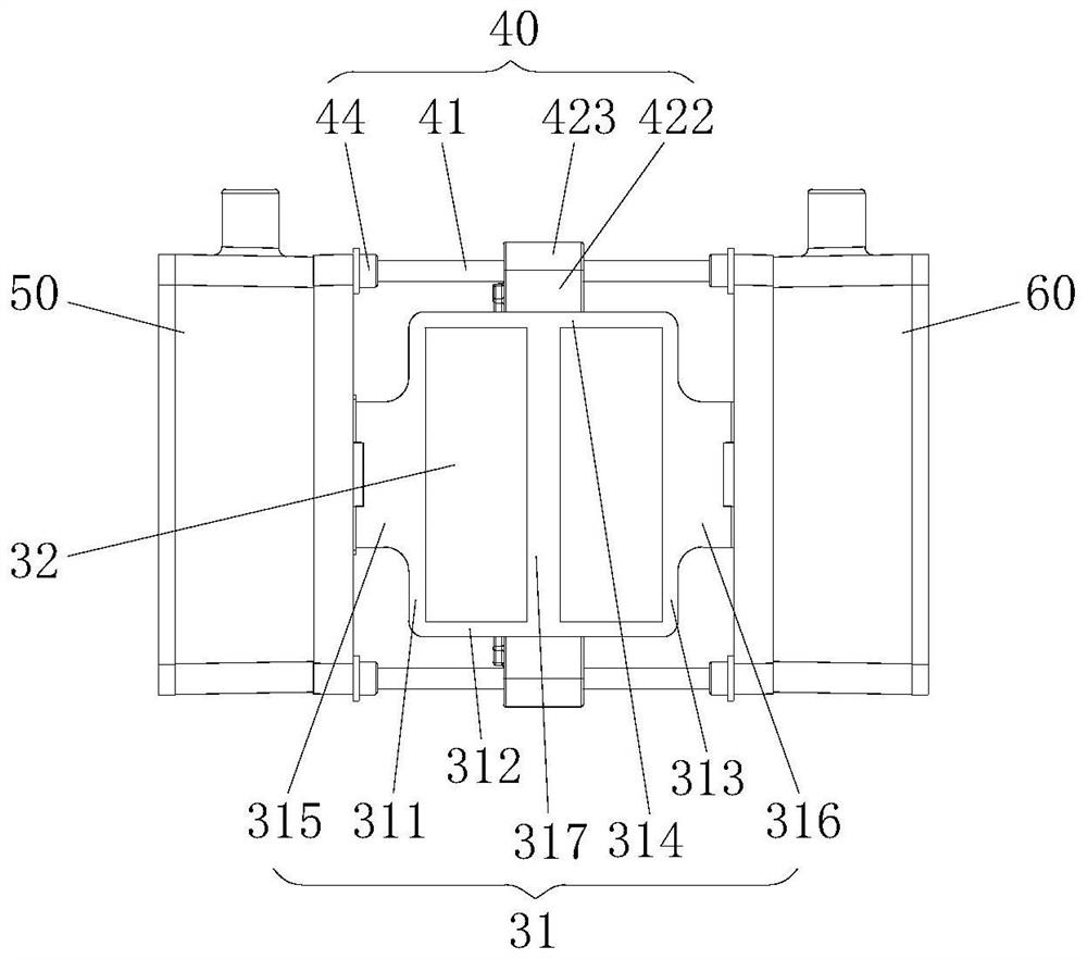 Improved air pump magnetic rod fixing structure