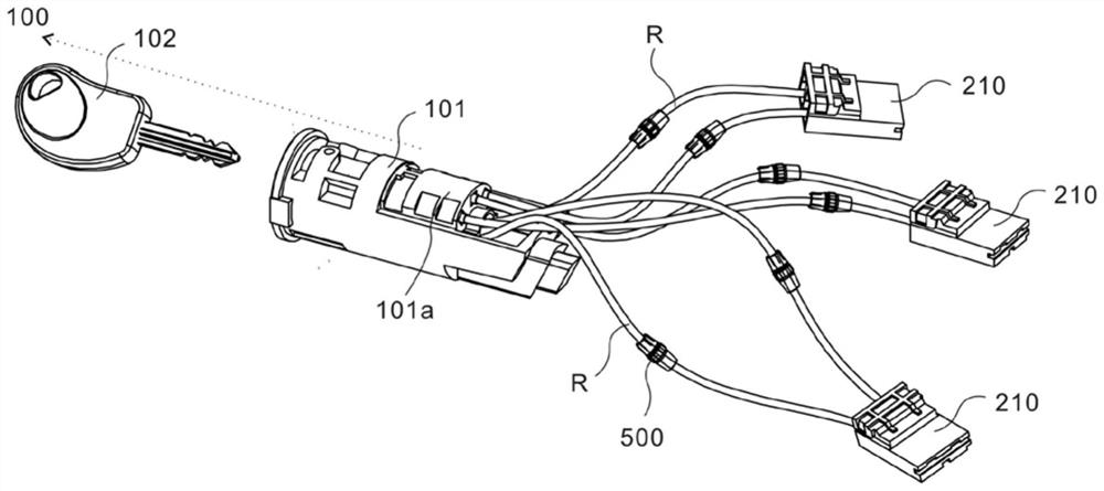 A lock drive connection device