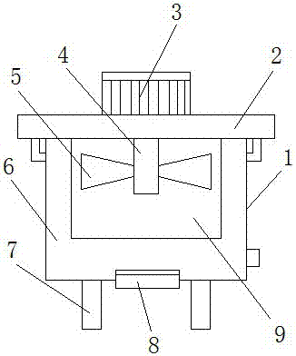 Heating device for chemical production