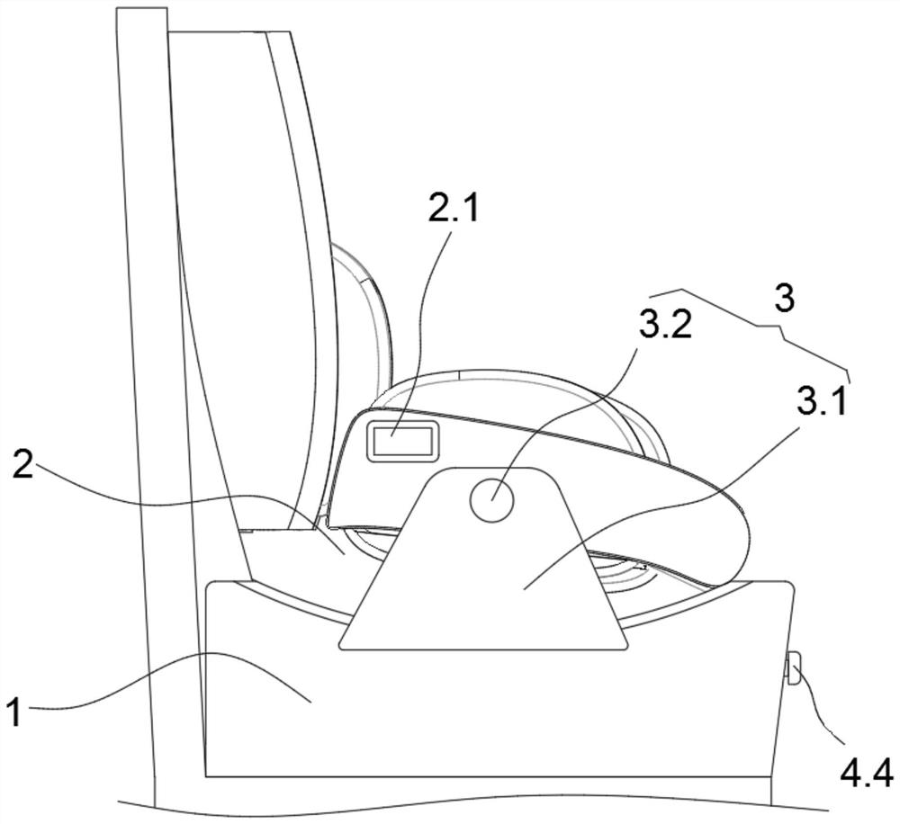 Combined type child seat convenient to disassemble