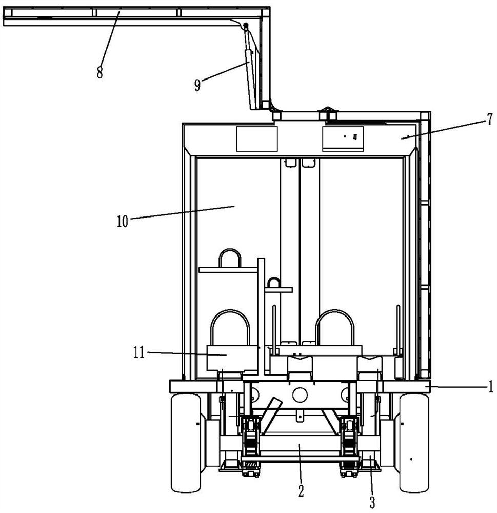 A high-pressure natural gas mobile verification vehicle