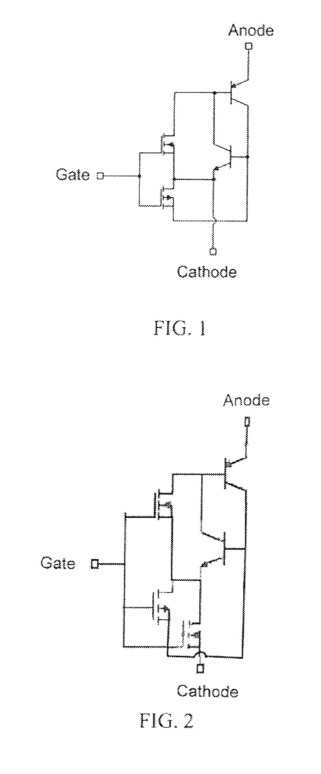 Gated thyristor power device