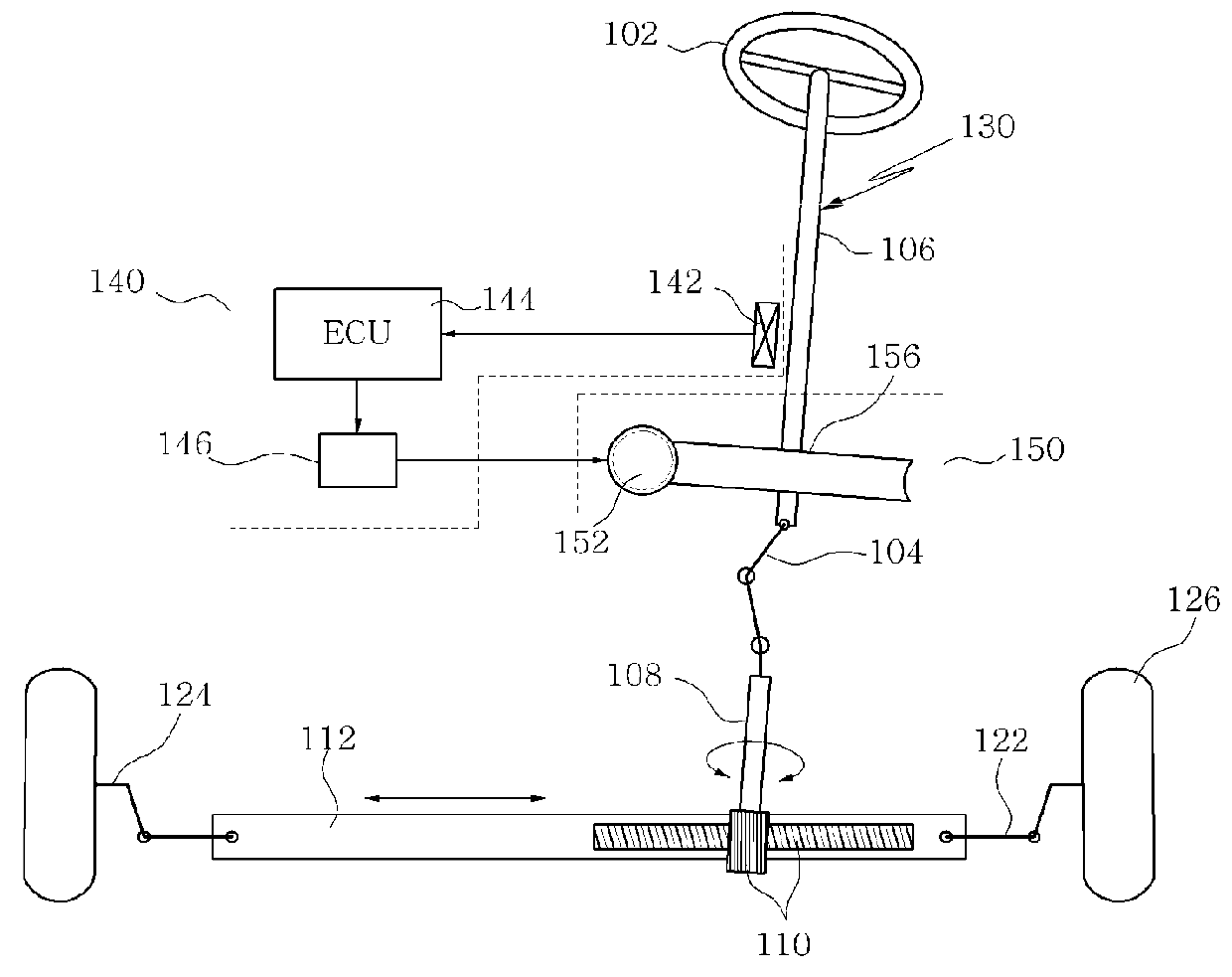 Reducer of eletric power steering device