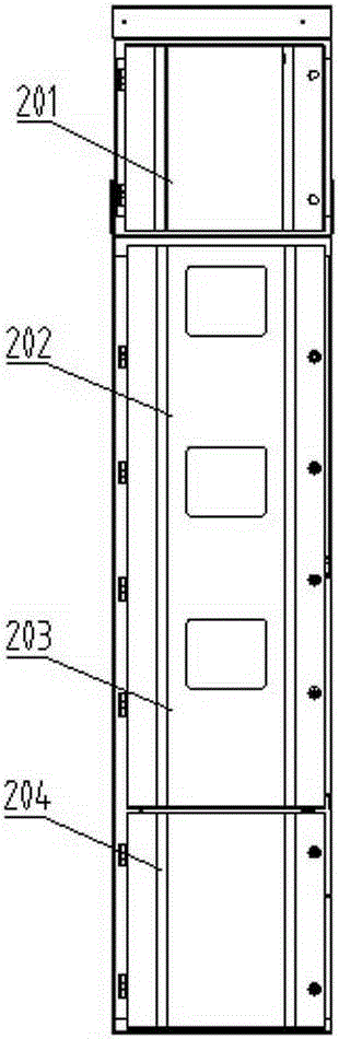 An intelligent inflatable high-voltage vacuum switch cabinet for subway