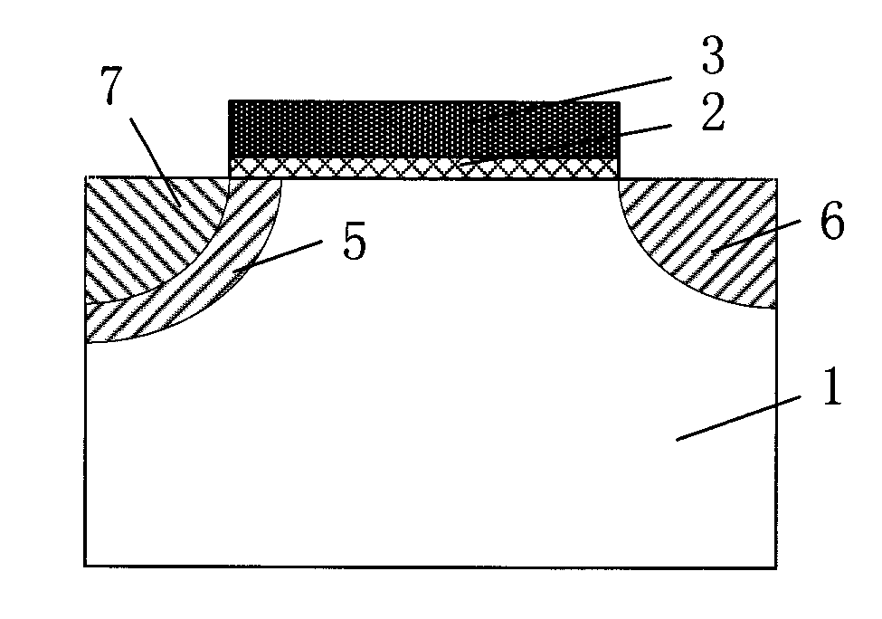 Strip-shaped gate tunneling field effect transistor with double-diffusion and a preparation method thereof