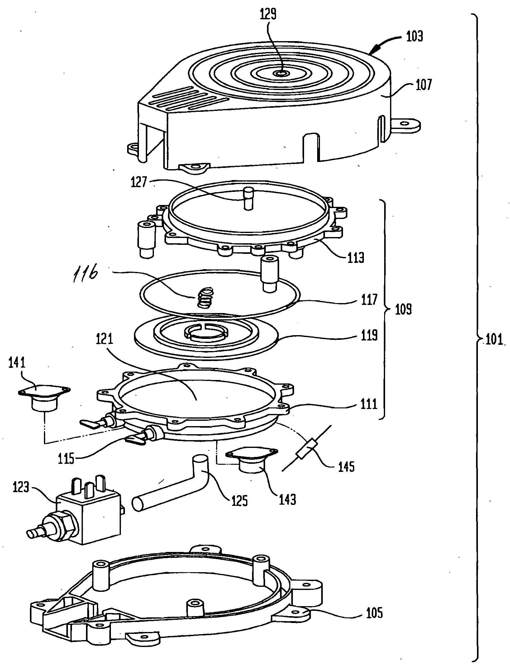 Steam system for continuous cleaning of hood fan