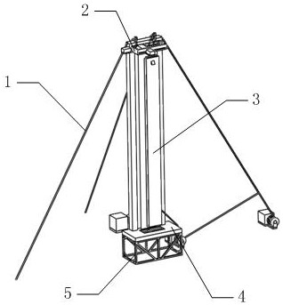 Construction equipment for subway station deep foundation pit enclosure structure