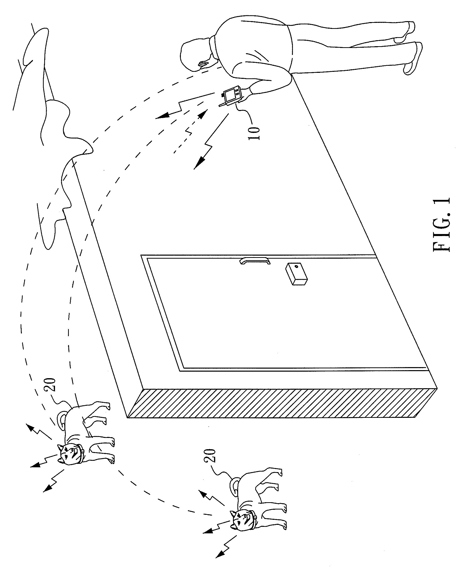 Moving object locating apparatus