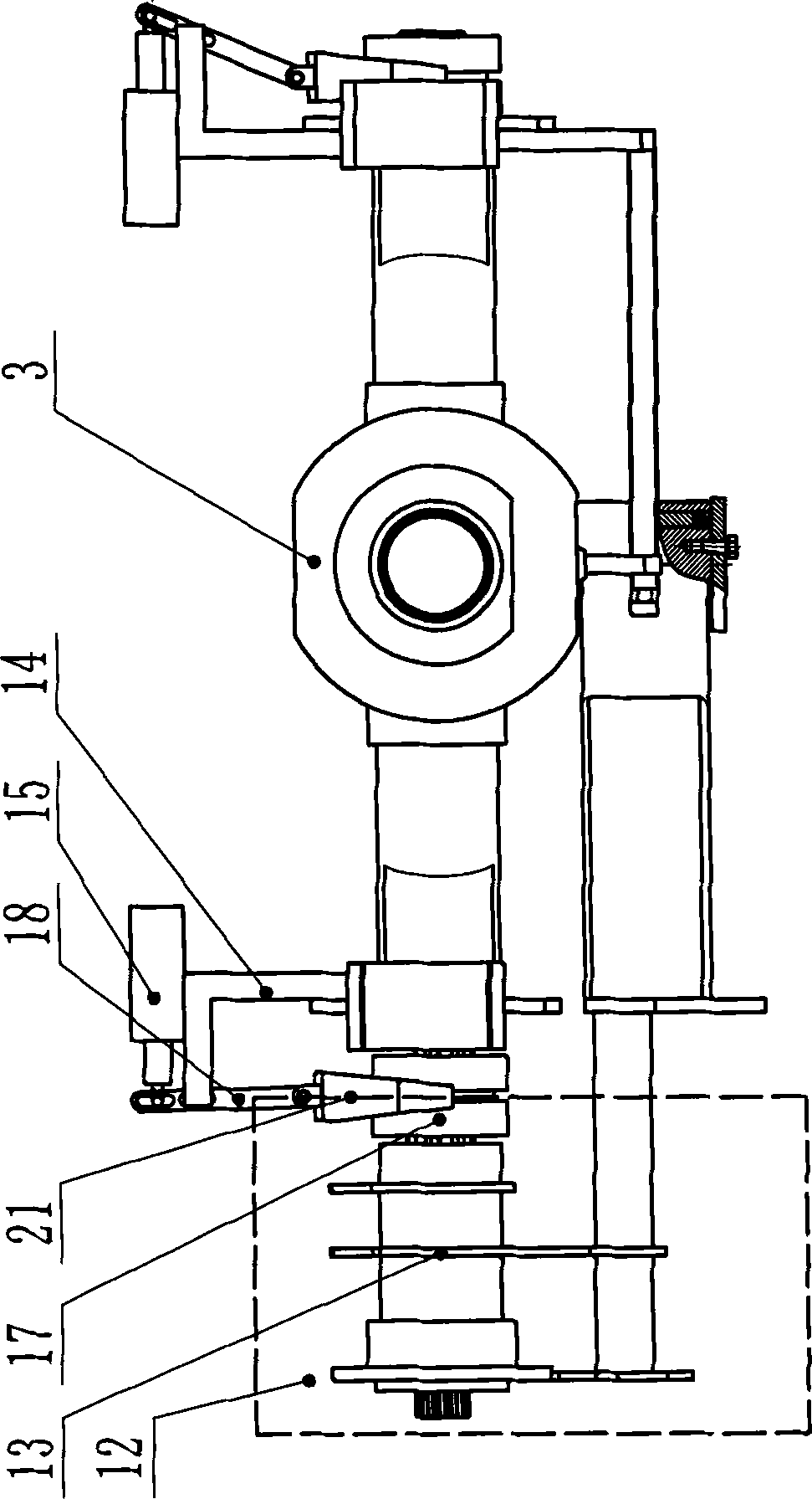 Paddy field single-side ridge building machine