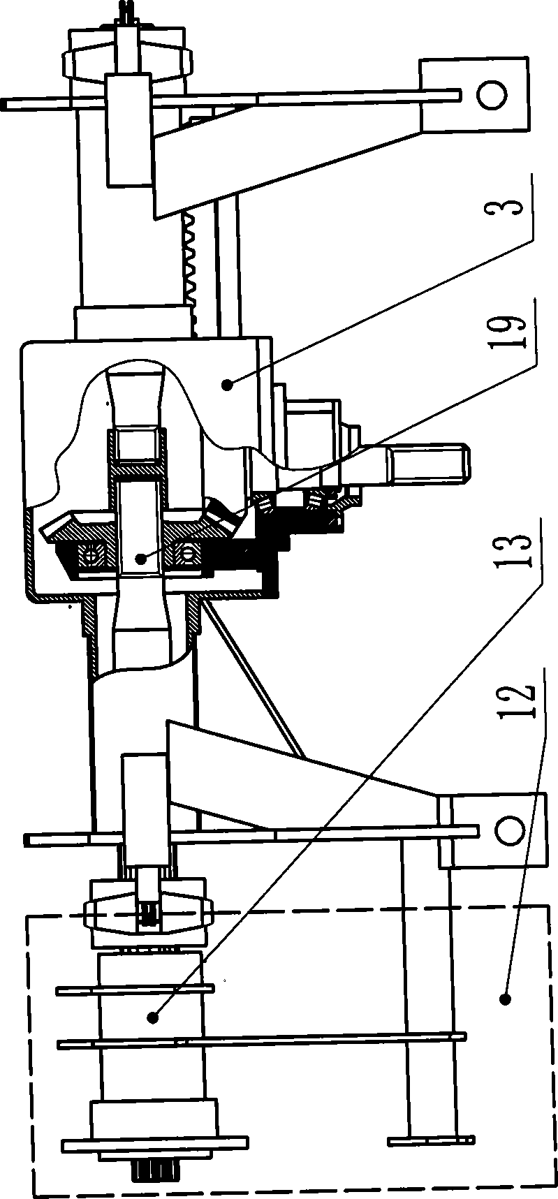 Paddy field single-side ridge building machine