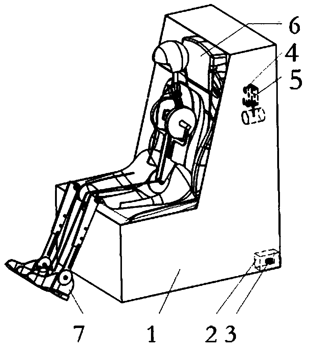 Ventilation rate measuring device for ventilated seat of commercial vehicle