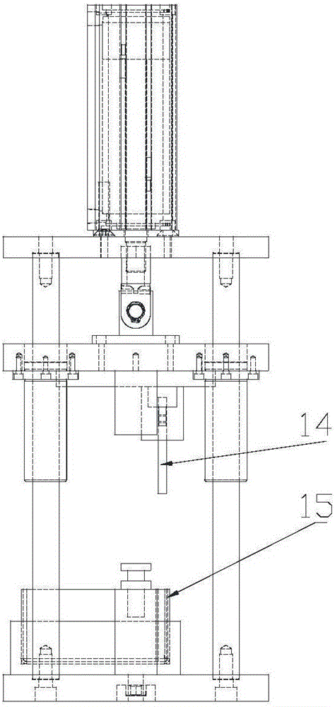 Diaphragm gas meter vertical shaft mounting device