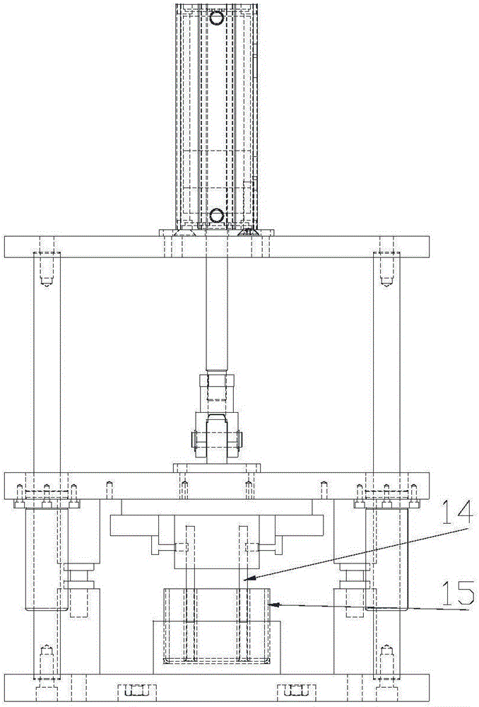 Diaphragm gas meter vertical shaft mounting device