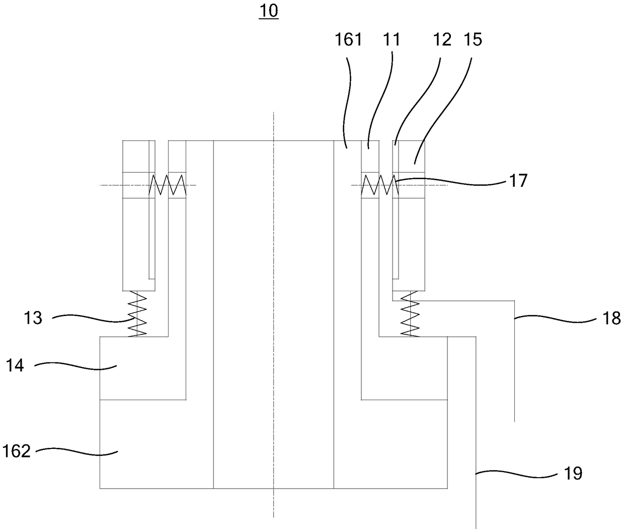 Thimble anti-collision structure and thimble module