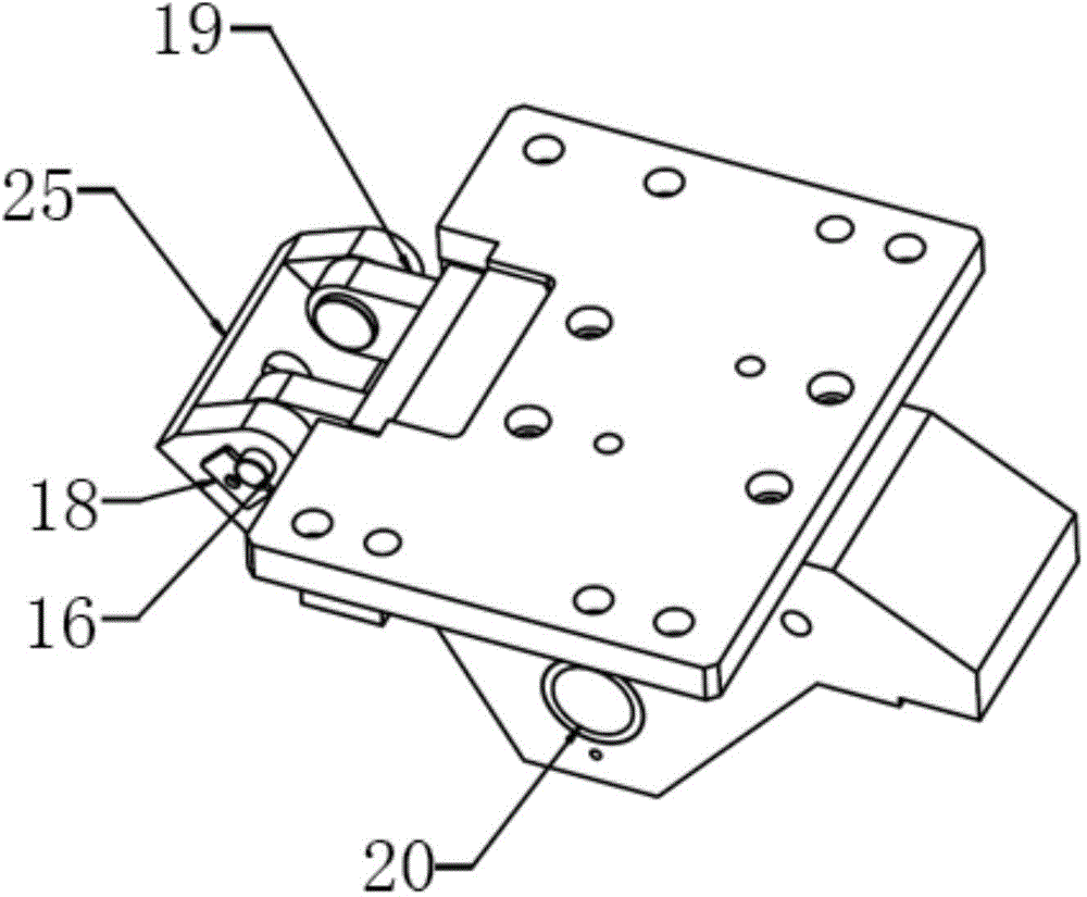 Flanging die counter pull mechanism