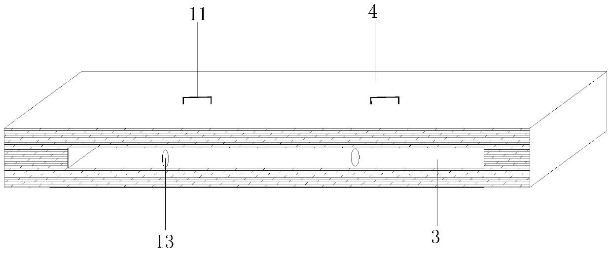 Pre-closed super-front water-retaining post-cast strip for outer wall of basement and construction method