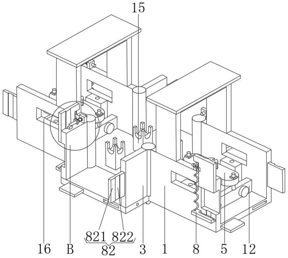 Combined multi-angle cable bridge