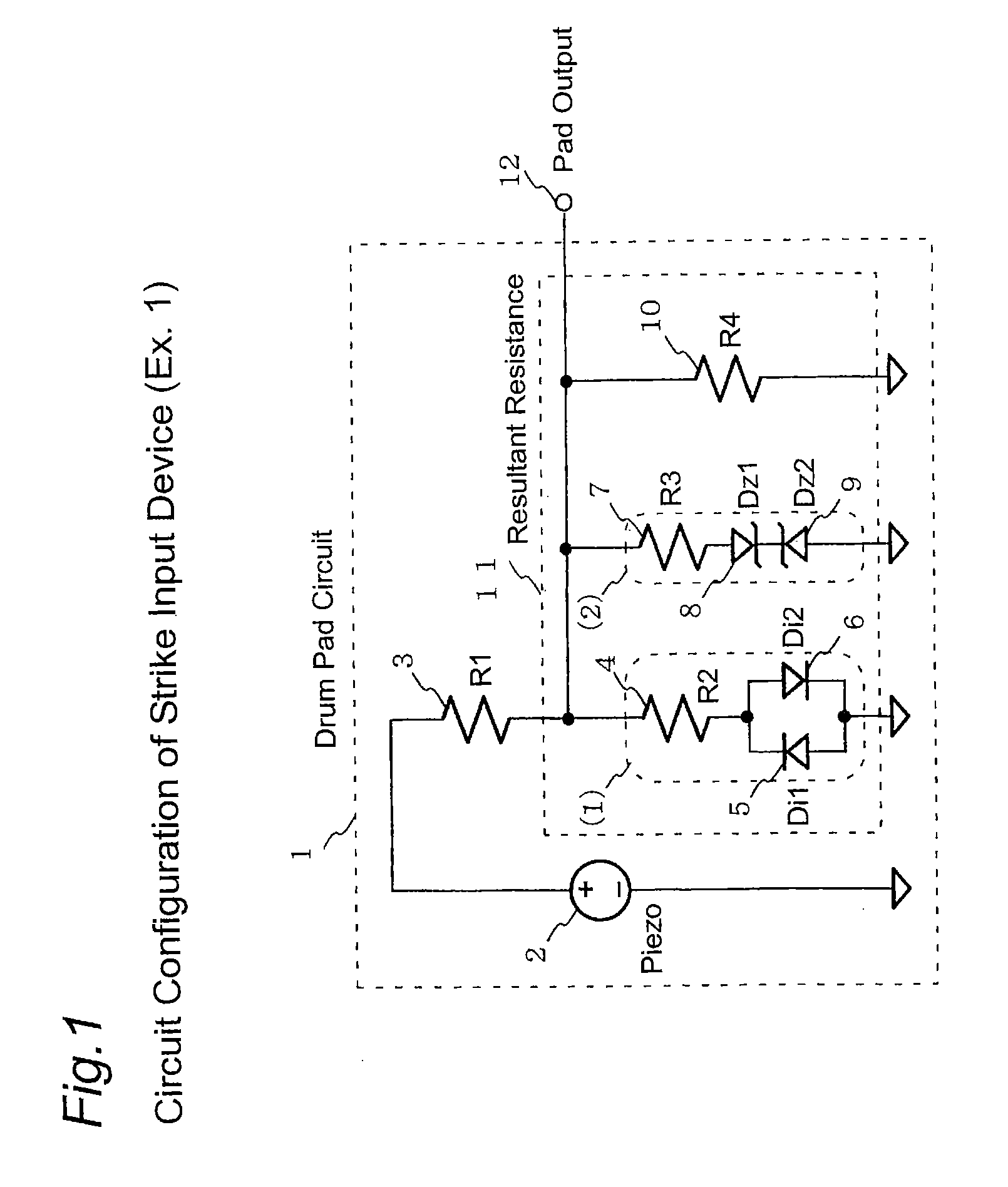 Strike Input Device for Electronic Percussion Instrument