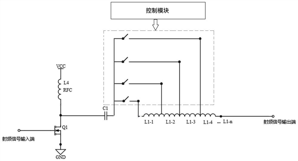 E-type radio frequency power supply output circuit