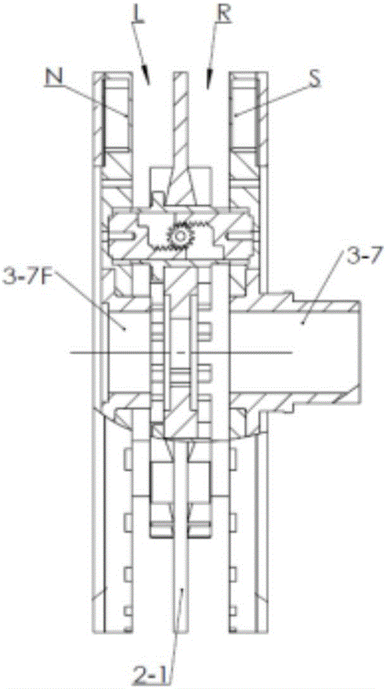 A permanent magnet eddy current governor based on a conjugate-fed rotor