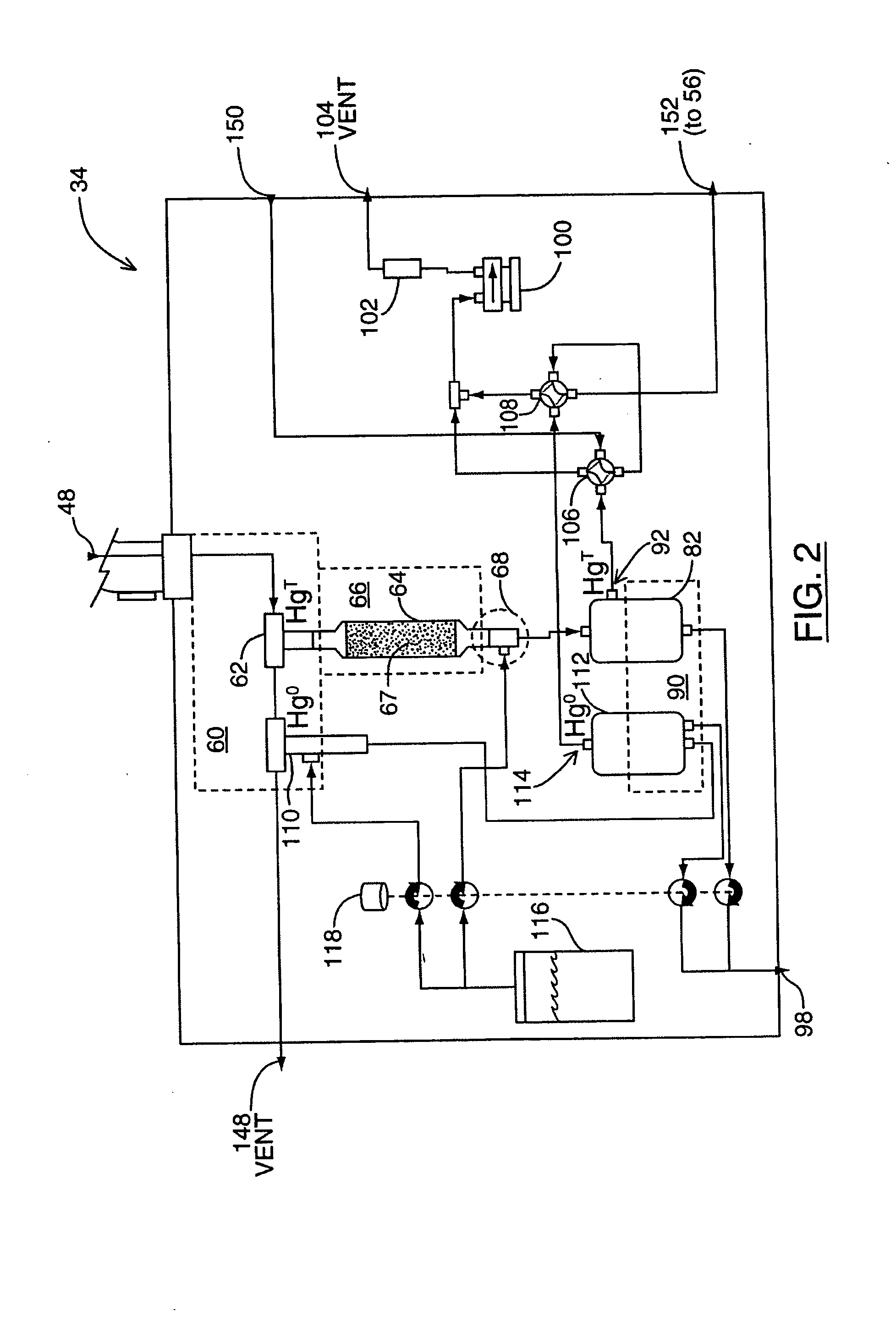 Conditioning system and method for use in the measurement of mercury in gaseous emissions