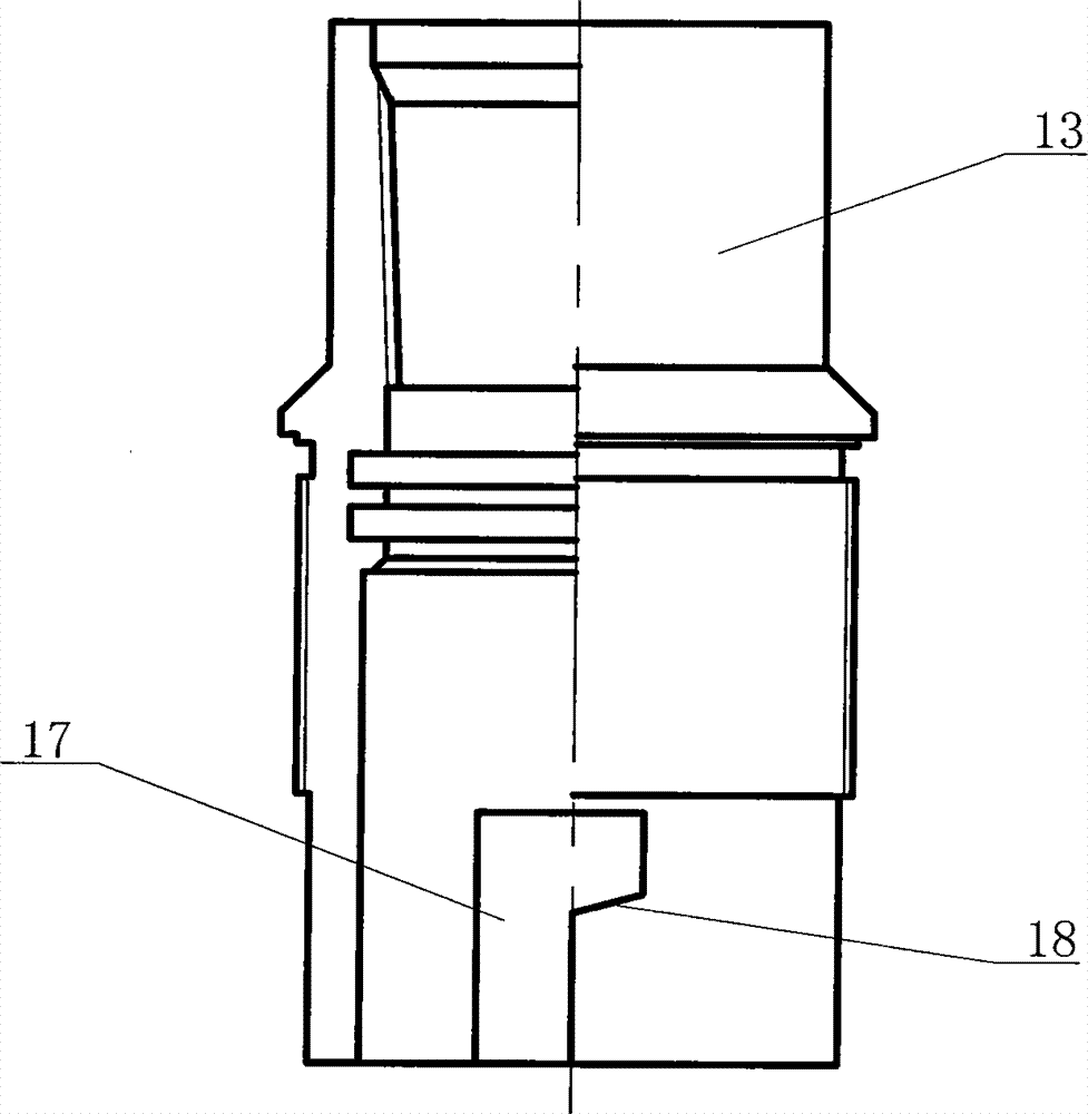 Pressure balancing inclined plane locking-type gradually deblocking packer