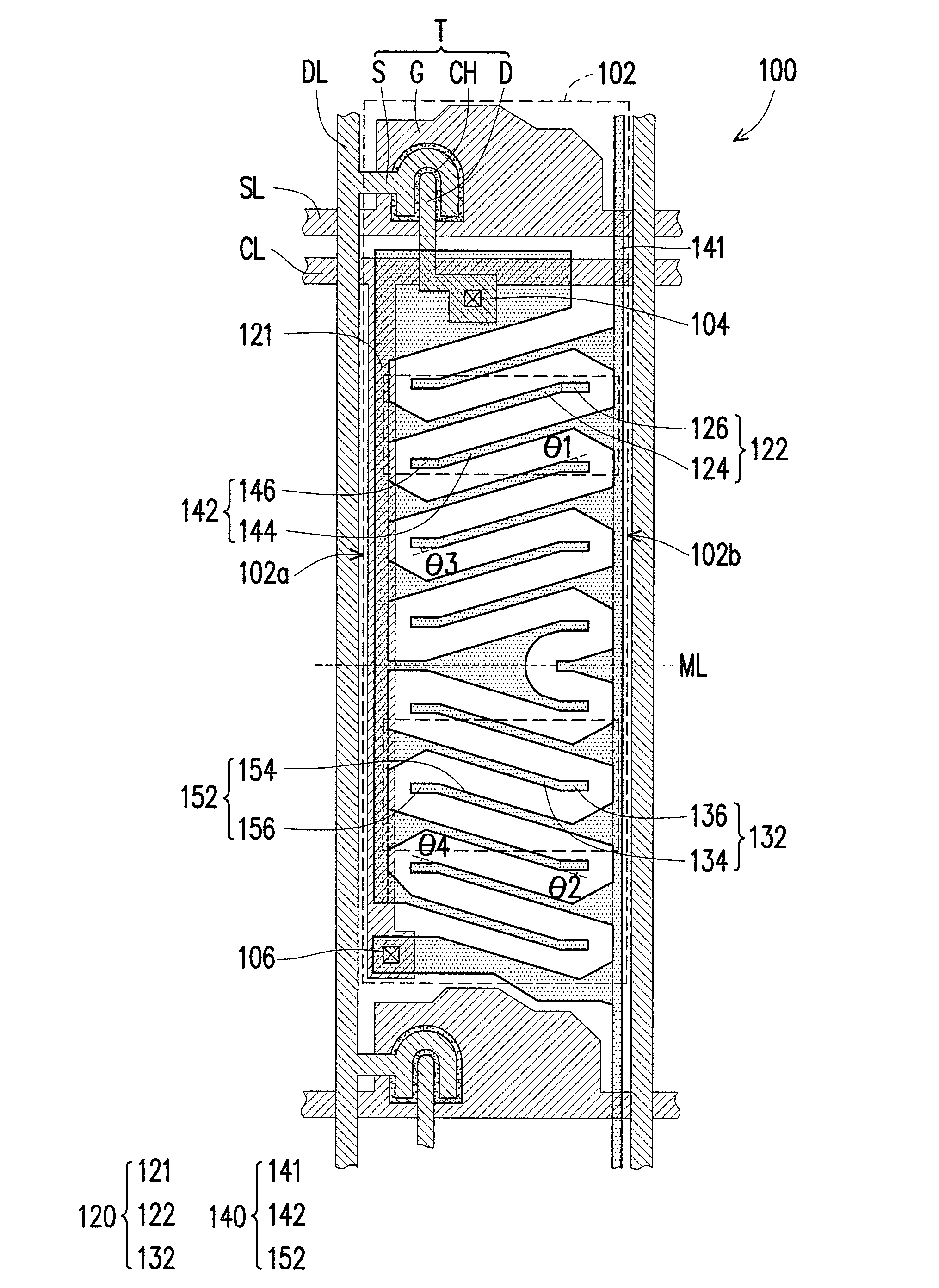 Pixel structure and liquid crystal display including the same