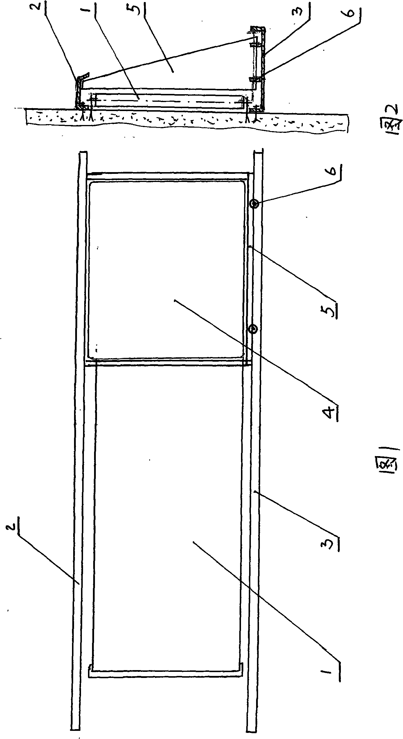 Electric blackboard with electronic display screen