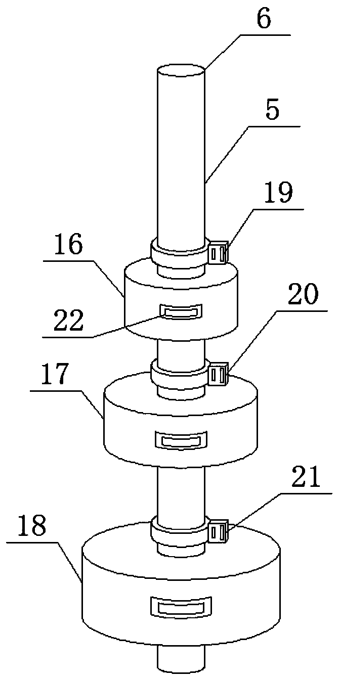 A multi-layer lifting feed platform ship device