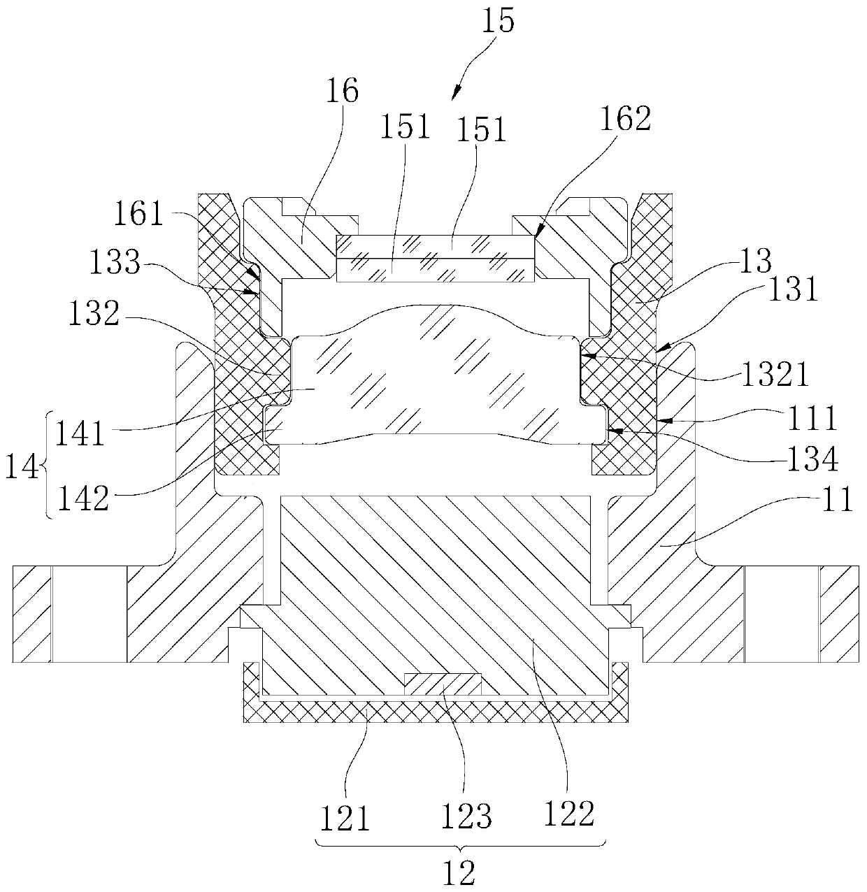 Projection module, depth camera and method for adjusting focal length of projection module